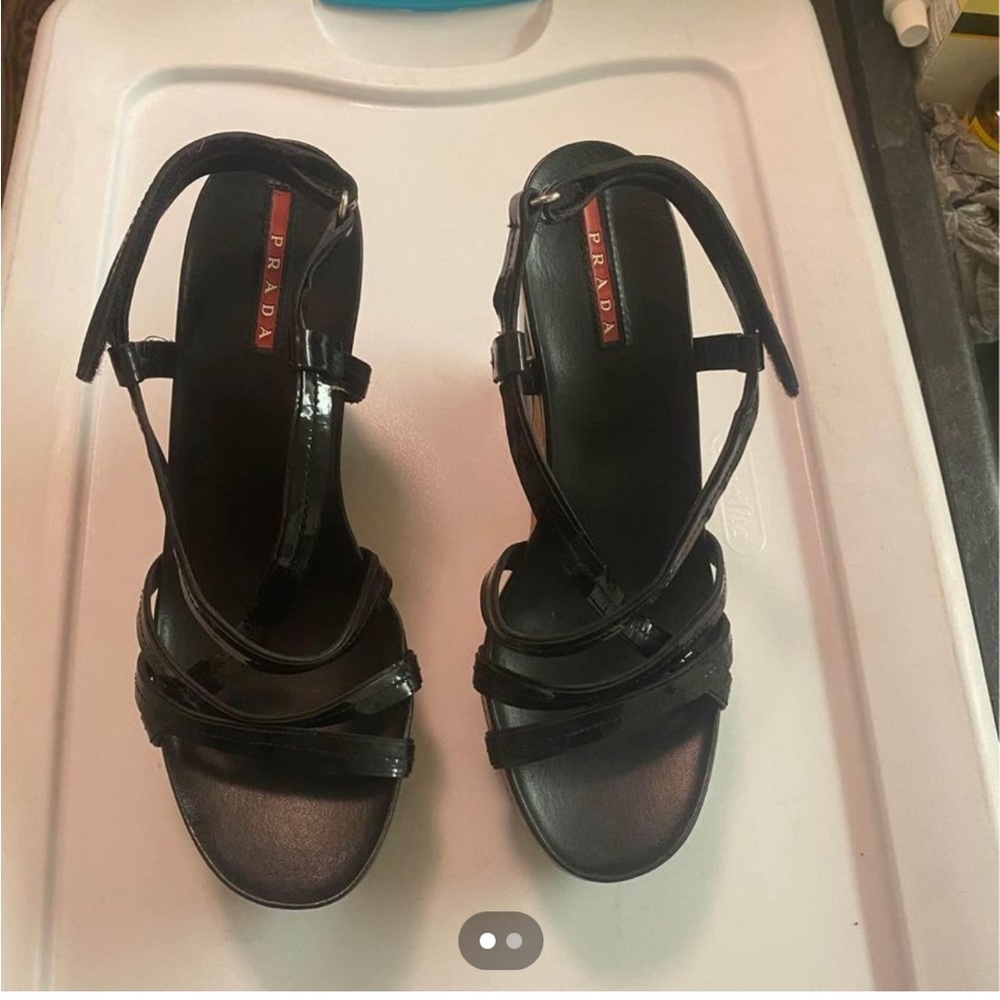 Dressy stylish and comfortable Prada original.
